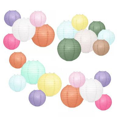 Pastell Lampion Sets