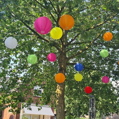 Laternen Stadtzentrum Renkum