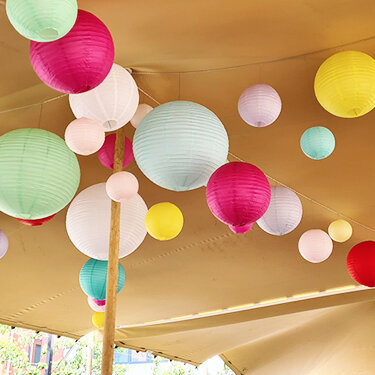 Lampions Ibiza-style