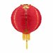 Traditioneller chinesischer Lampion 50cm - Nylon rot