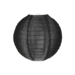 Nylonlampion schwarz 25cm