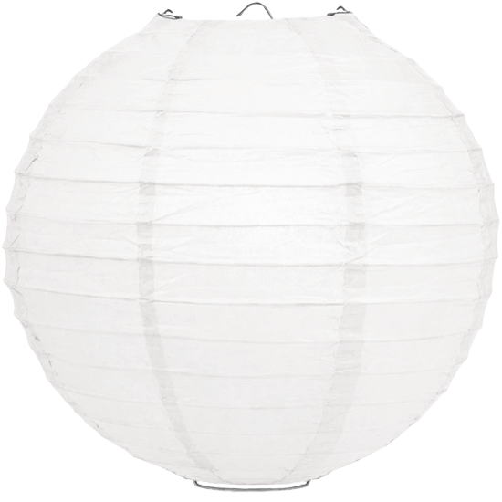 Lampion wit 80cm