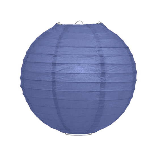 Lampionpakket - Papier - Navy blue &amp; Yellow - 20-delig