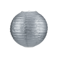 Lampion zilver 25cm