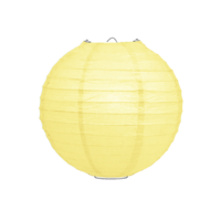 Lampion lichtgeel 25cm