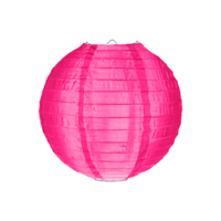 Nylon lampion roze 25cm