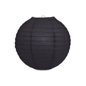 Lampion zwart 25cm