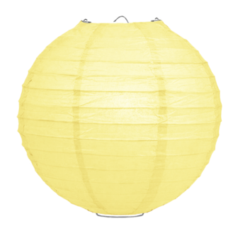 Lampion lichtgeel 35 cm