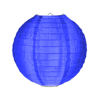 Nylon lampion donkerblauw 35cm