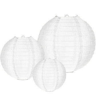 Lampionpakket - Nylon White - 10-delig