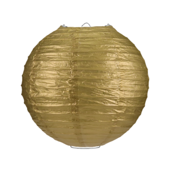 Lampionpakket - Papier - Dusty Blue &amp; Gold - 40-delig