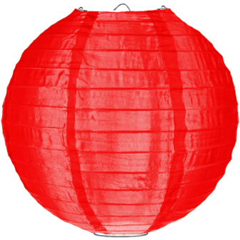 Nylon lampion rood 80cm
