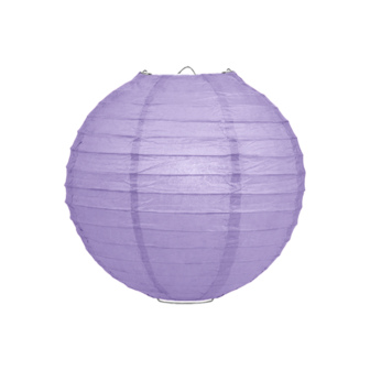 50 x Lampion 25cm - Lavendel rijstpapier 