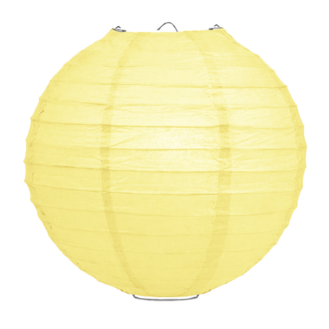 Lampion lichtgeel 50 cm