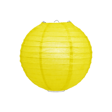Lampion geel 35 cm