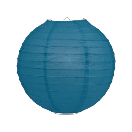 Lampionpakket - Papier - Dusty Blue & Gold - 20-delig