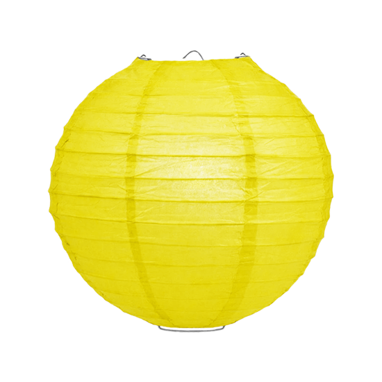 Lampion geel 35cm