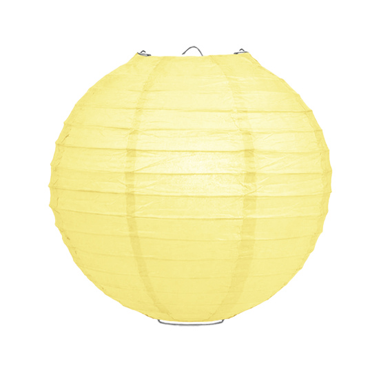 Lampion lichtgeel 35cm
