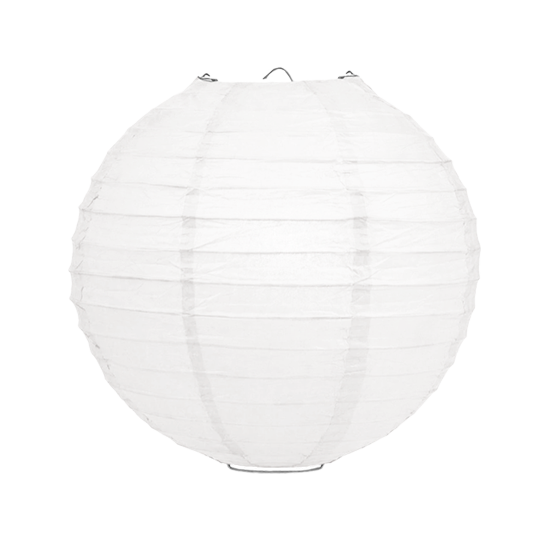 lampion wit 25cm