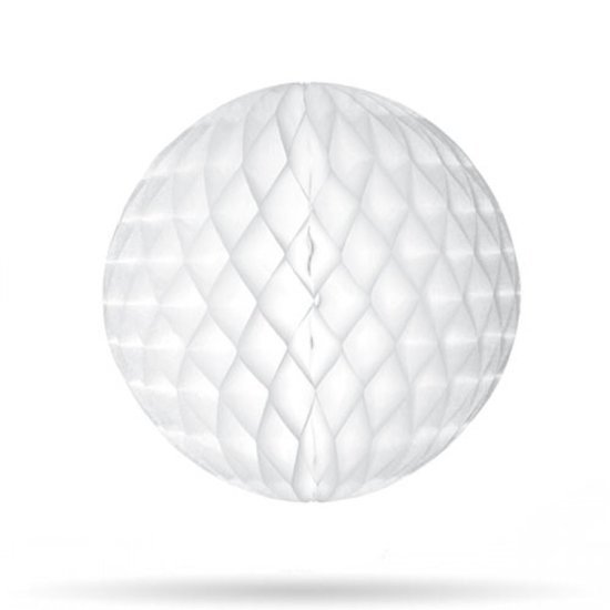 Wabenball Wei&szlig; 20 cm