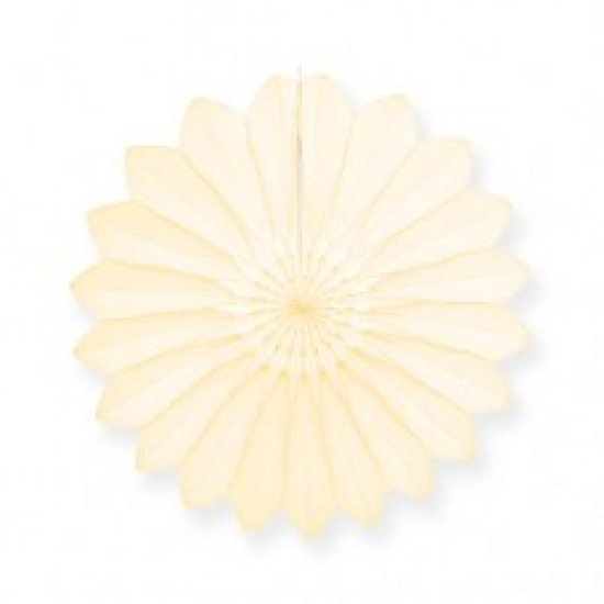 Papierf&auml;cher Elfenbein 40 cm