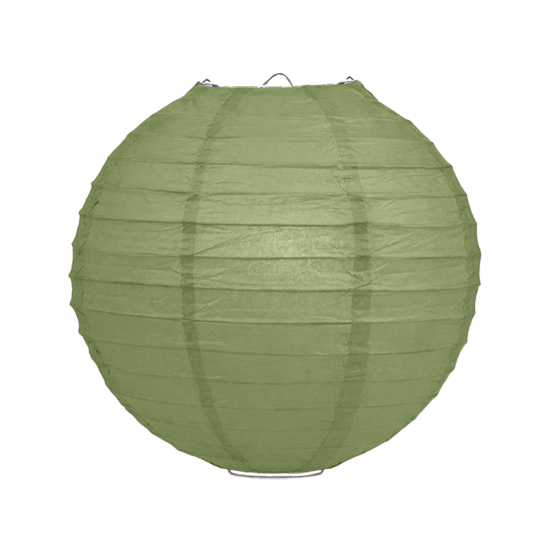 Lampion legergroen 35cm