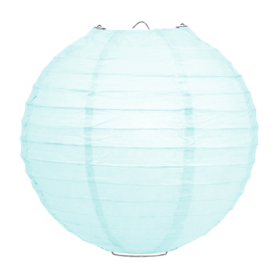 Lampion kristalblauw 50cm