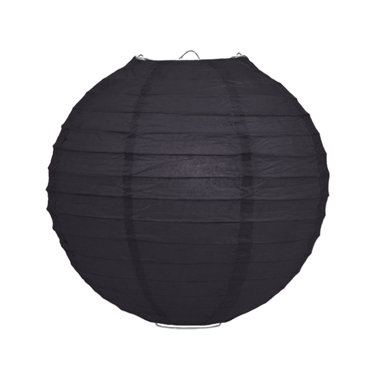 Lampion zwart 35cm