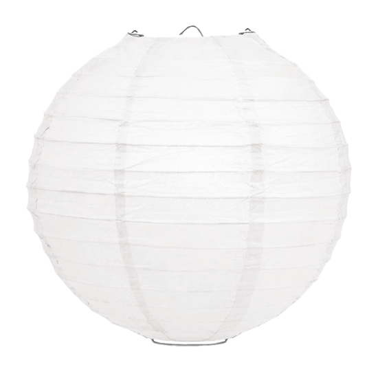 Lampion wit 50cm