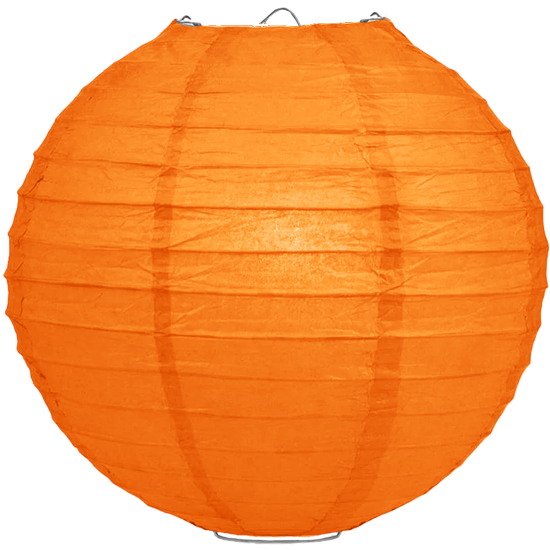 Lampion oranje 80cm