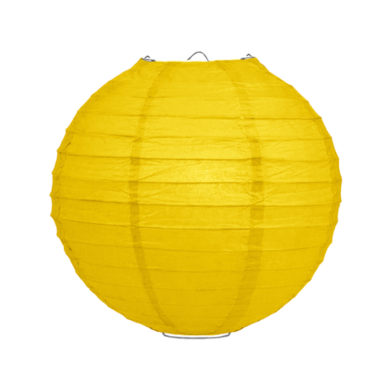 Lampion okergeel 35cm
