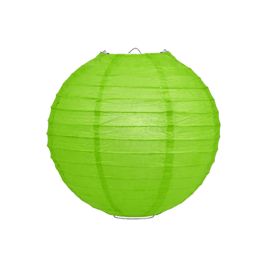 Lampion lichtgroen 25cm