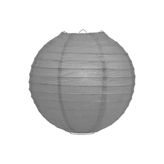 Lampion grijs 25cm