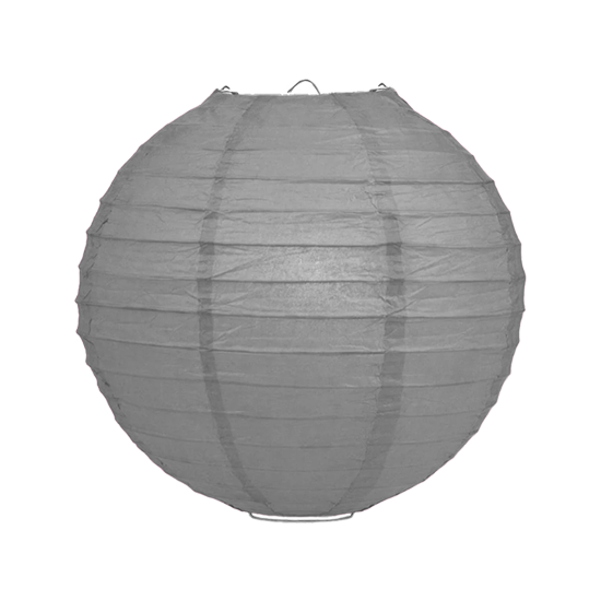 Lampion grijs 35cm