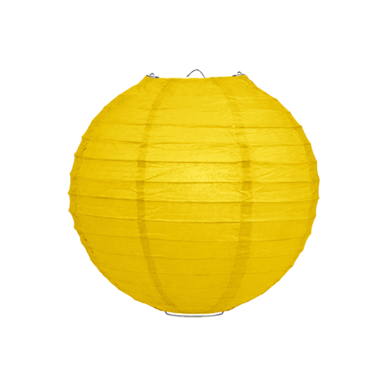 Lampion okergeel 25 cm