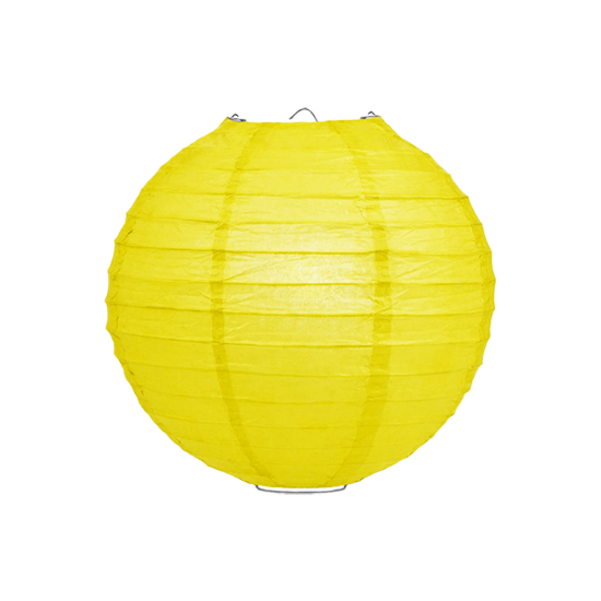 Lampion geel 35 cm