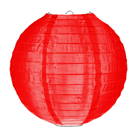 Nylon lampion rood 50cm