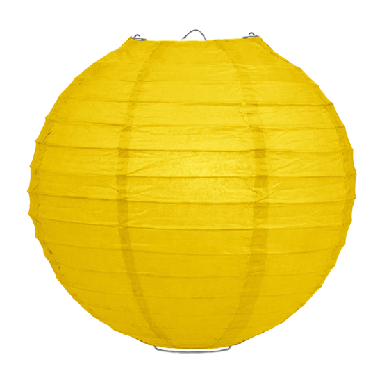 Lampionpakket - Navy blue &amp; Yellow - 10-delig