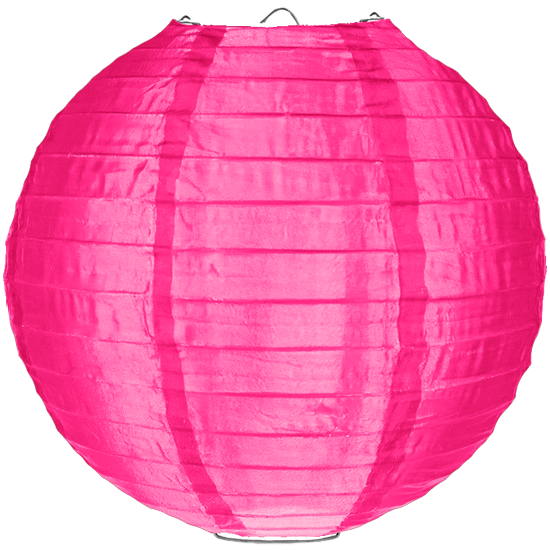 Nylon lampion roze 80cm