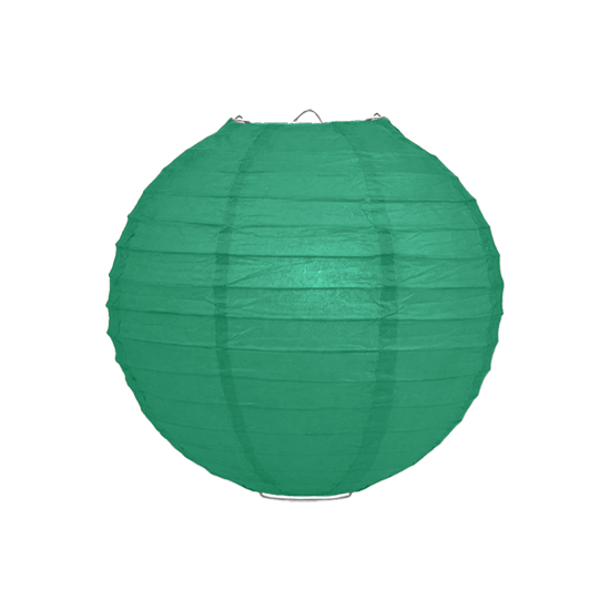 Lampion donkergroen 25cm