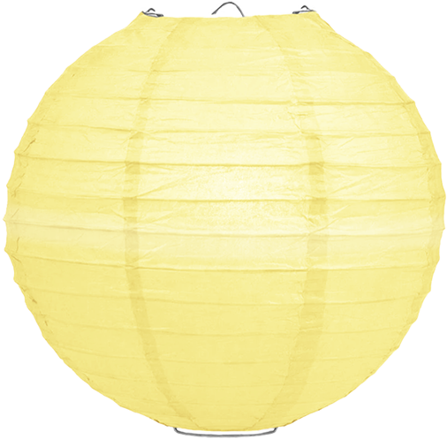 Lampion lichtgeel 75cm