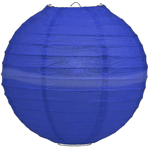 Lampion donkerblauw 75cm