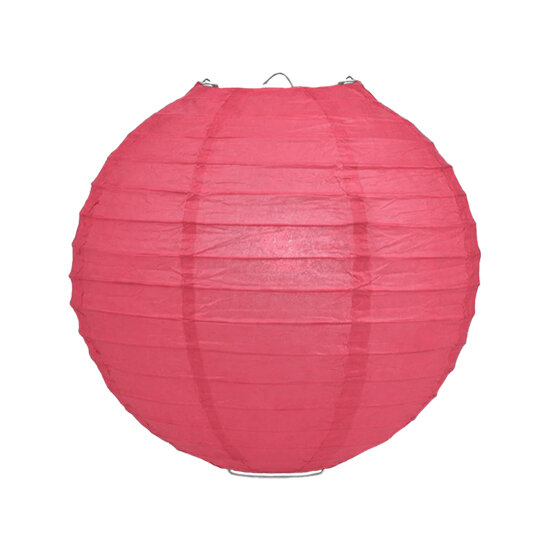 Lampion koraal roze 35cm