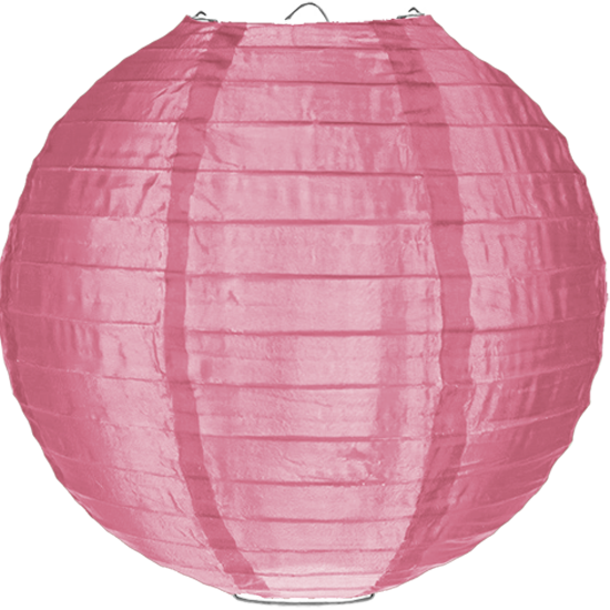 Nylon lampion oudroze 80cm