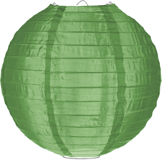 Nylon lampion saliegroen 80cm