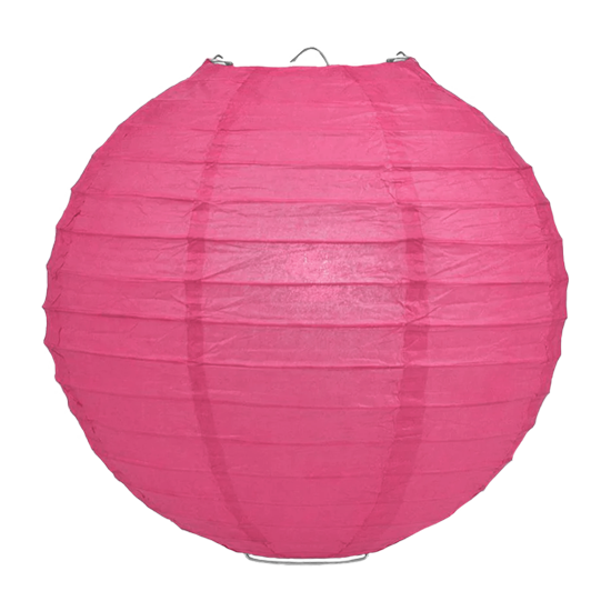 Lampion donkerroze 50cm
