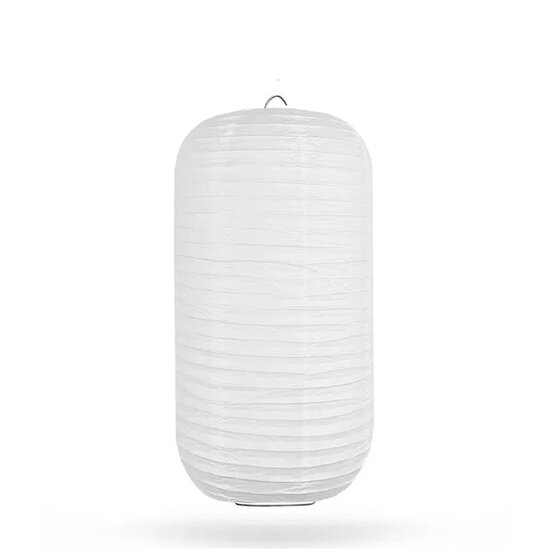 Lampion cilinder wit 25 x 45cm