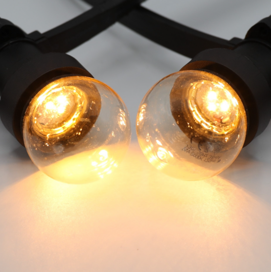 Warm witte lampen, LEDs in bodem, dimbaar, &Oslash;45 - 2 watt