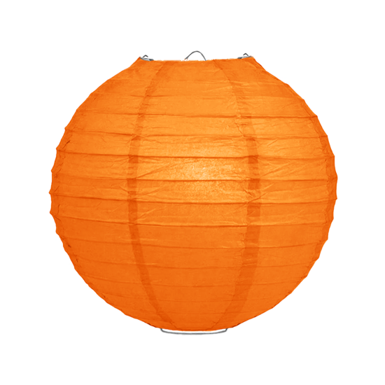 Lampion oranje 35cm