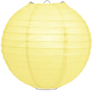 Lampion lichtgeel 80cm